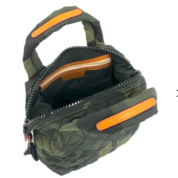 Camo quilted nylon mini handbag MZ Sutton inspired like new - Picture 3 of 14